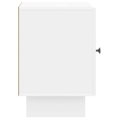 Нощен шкаф 2 pcs Бял гланц 43 x 34,5 x 50 см
