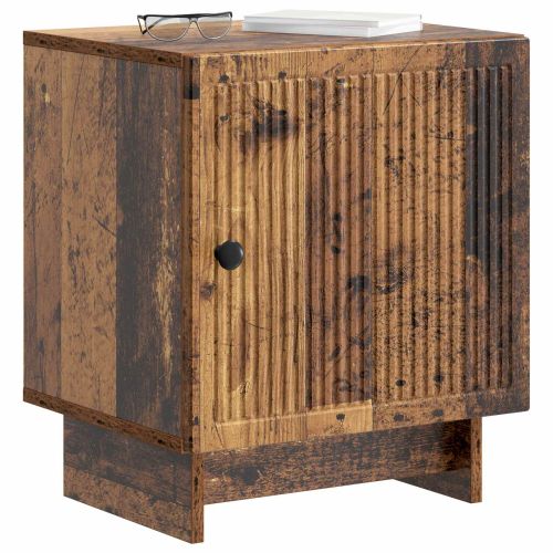 Нощен шкаф 2 pcs Старо дърво 43 x 34,5 x 50 см
