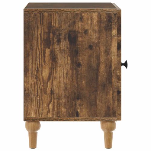 Нощен шкаф 2 pcs Опушен дъб 43 x 34,5 x 50 см