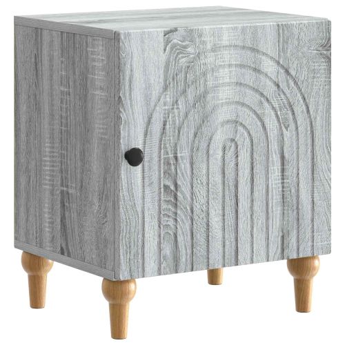 Нощен шкаф 2 pcs Сива сонома 43 x 34,5 x 50 см