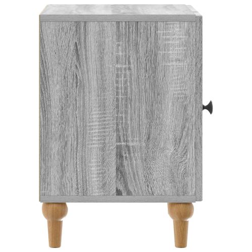 Нощен шкаф 2 pcs Сива сонома 43 x 34,5 x 50 см