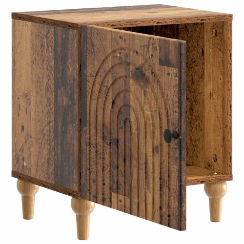 Нощен шкаф 2 pcs Старо дърво 43 x 34,5 x 50 см