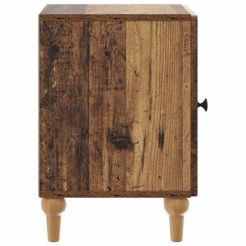 Нощен шкаф 2 pcs Старо дърво 43 x 34,5 x 50 см