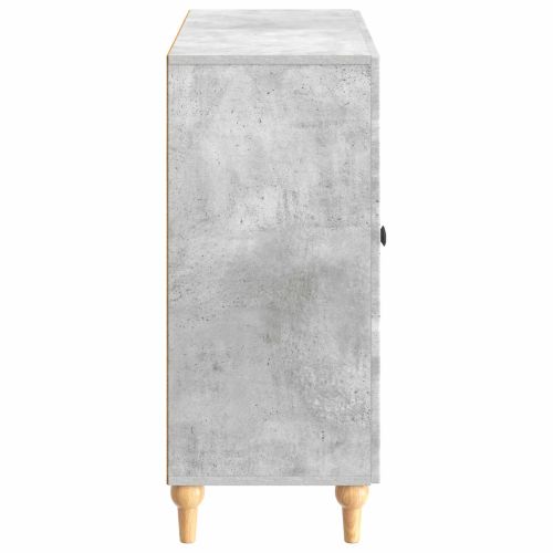 Служебен шкаф Бетонно сиво 89 x 34,5 x 80 см