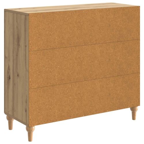 Служебен шкаф Дъб артизан 89 x 34,5 x 80 см Инженерна дървесина