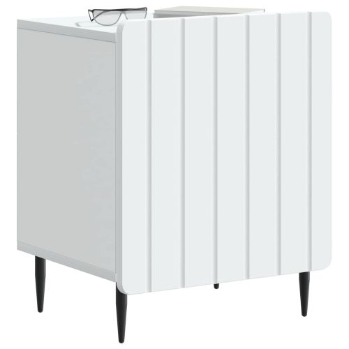 Нощен шкаф 2 pcs Бяло 43 x 34,5 x 52 см Инженерна дървесина