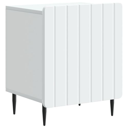 Нощен шкаф 2 pcs Бяло 43 x 34,5 x 52 см Инженерна дървесина