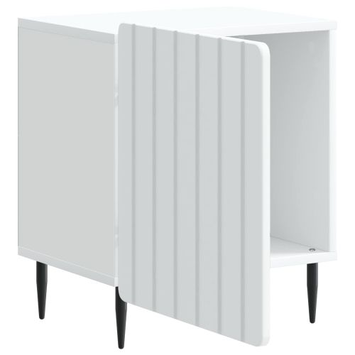 Нощен шкаф 2 pcs Бяло 43 x 34,5 x 52 см Инженерна дървесина