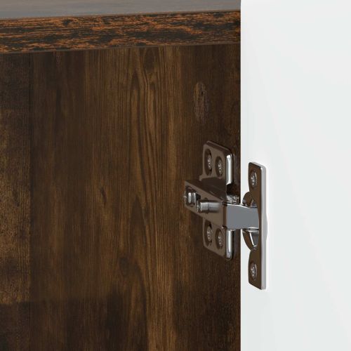 Нощен шкаф 2 pcs Опушен дъб 43 x 34,5 x 52 см