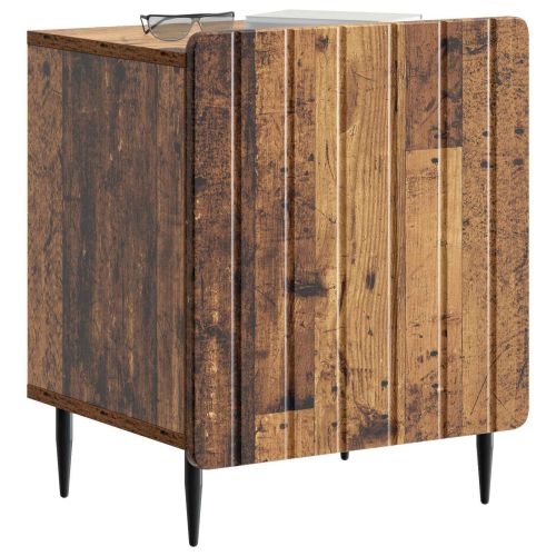 Нощен шкаф 2 pcs Старо дърво 43 x 34,5 x 52 см