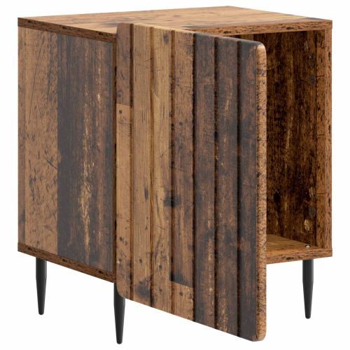 Нощен шкаф 2 pcs Старо дърво 43 x 34,5 x 52 см