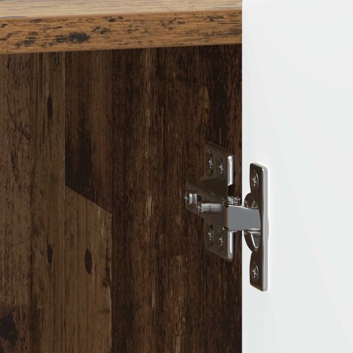 Нощен шкаф 2 pcs Старо дърво 43 x 34,5 x 52 см