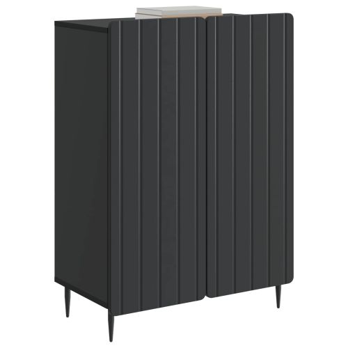 Служебен шкаф Черно 66 x 34,5 x 92 см Инженерна дървесина