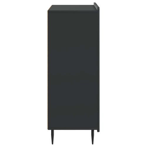 Служебен шкаф Черно 66 x 34,5 x 92 см Инженерна дървесина
