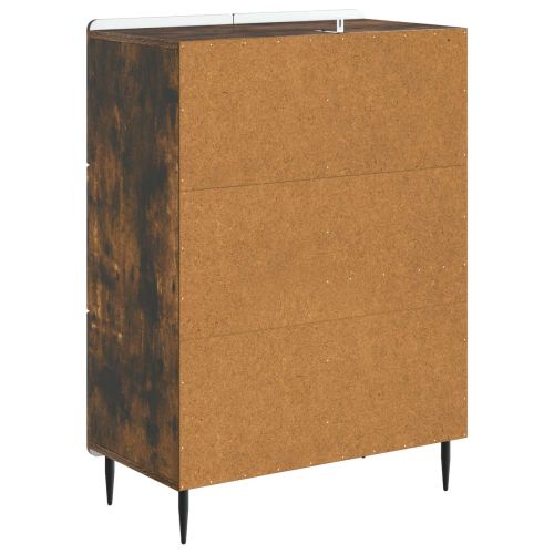 Служебен шкаф с чекмедже Опушен дъб 66 x 34,5 x 91,5 см