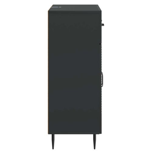 Служебен шкаф Черно 66 x 34,5 x 89,5 см Инженерна дървесина