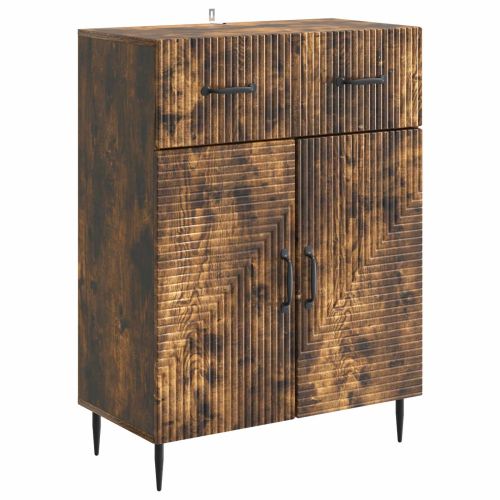 Служебен шкаф с чекмедже Опушен дъб 66 x 34,5 x 89,5 см