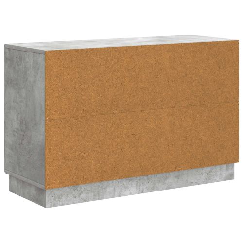 Служебен шкаф с чекмедже Бетонно сиво 89 x 34,5 x 57 см