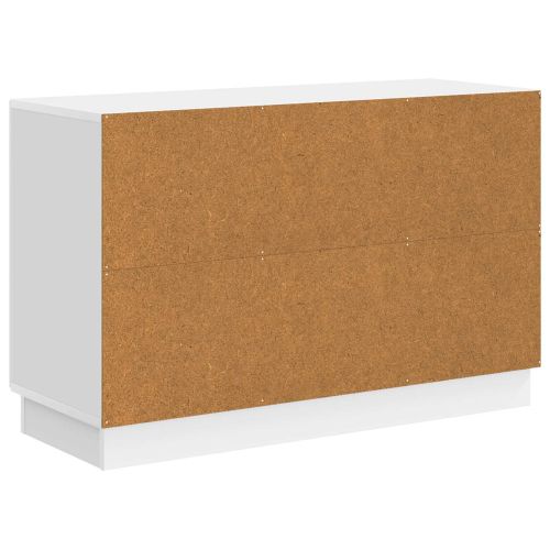 Служебен шкаф Бял гланц 89 x 34,5 x 57 см Инженерна дървесина