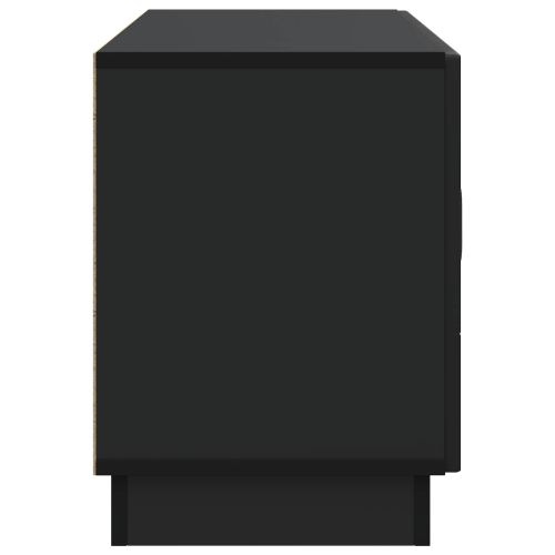 ТВ шкаф Черно 99 x 34,5 x 47 см Инженерна дървесина