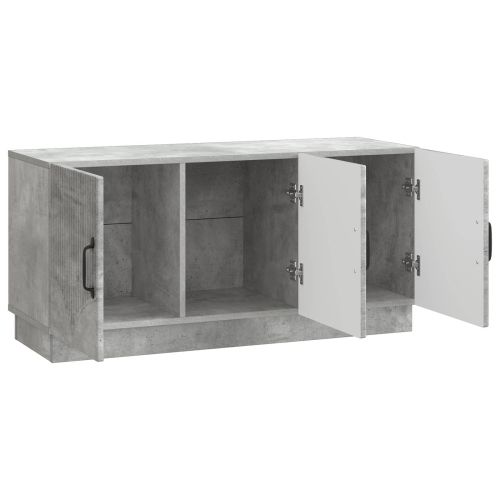 ТВ шкаф Бетонно сиво 99 x 34,5 x 47 см Инженерна дървесина
