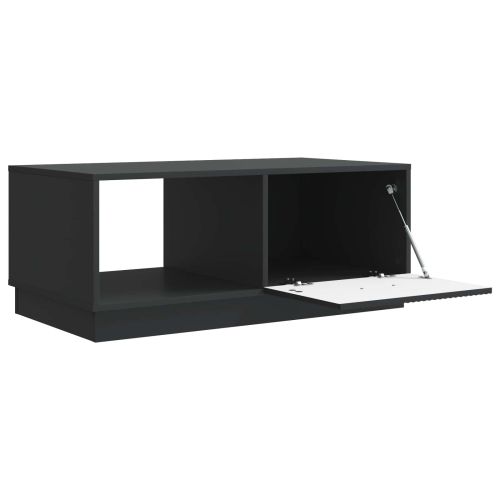 Масичка за кафе Черно 90 x 50 x 37 см Инженерна дървесина
