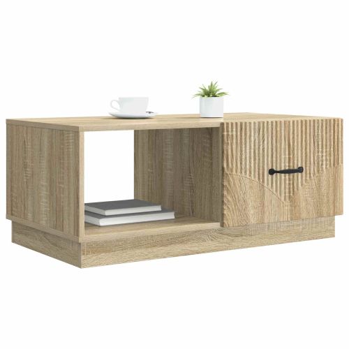 Масичка за кафе Дъб сонома 90 x 50 x 37 см Инженерна дървесина