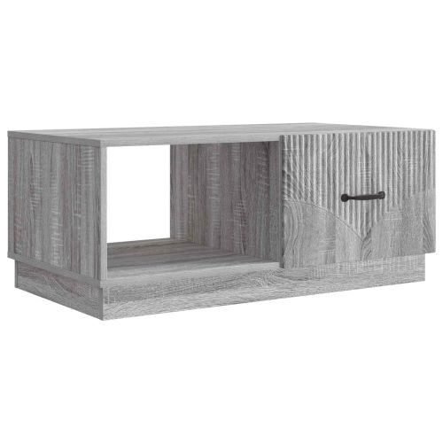 Масичка за кафе Сива сонома 90 x 50 x 37 см Инженерна дървесина