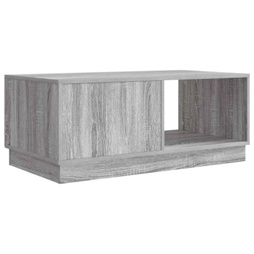 Масичка за кафе Сива сонома 90 x 50 x 37 см Инженерна дървесина