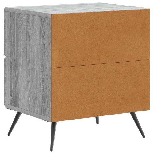 Нощен шкаф Сива сонома 43 x 34,5 x 47,5 см Инженерна дървесина