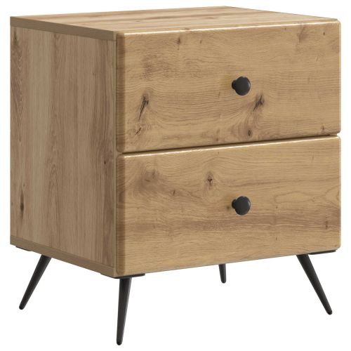 Нощен шкаф с чекмедже 2 pcs Дъб артизан 43 x 34,5 x 47,5 см