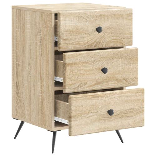 Нощен шкаф Дъб сонома 43 x 41 x 66,5 см Инженерна дървесина