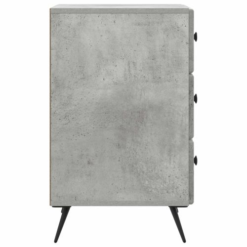 Нощен шкаф Бетонно сиво 43 x 41 x 66,5 см Инженерна дървесина