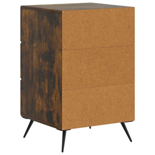 Нощен шкаф Опушен дъб 43 x 41 x 66,5 см Инженерна дървесина
