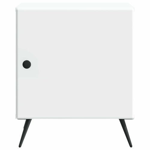 Нощен шкаф 2 pcs Бяло 43 x 34,5 x 50 см Инженерна дървесина