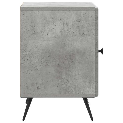 Нощен шкаф 2 pcs Бетонно сиво 43 x 34,5 x 50 см