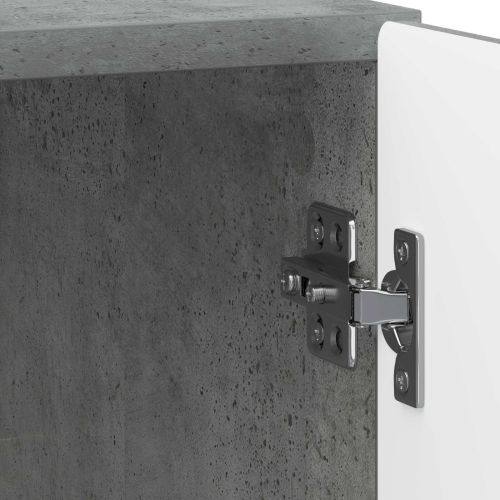 Нощен шкаф 2 pcs Бетонно сиво 43 x 34,5 x 50 см