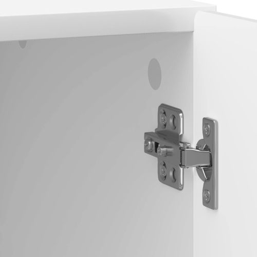 Нощен шкаф 2 pcs Бял гланц 43 x 34,5 x 50 см