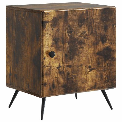 Нощен шкаф 2 pcs Опушен дъб 43 x 34,5 x 50 см