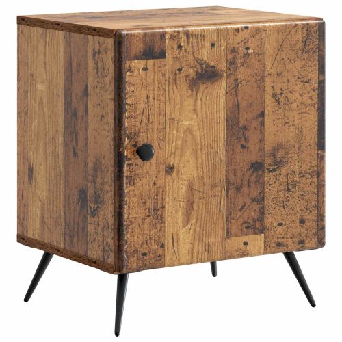 Нощен шкаф 2 pcs Старо дърво 43 x 34,5 x 50 см