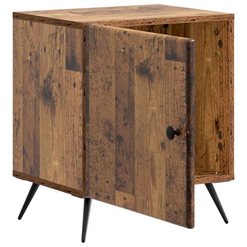 Нощен шкаф 2 pcs Старо дърво 43 x 34,5 x 50 см