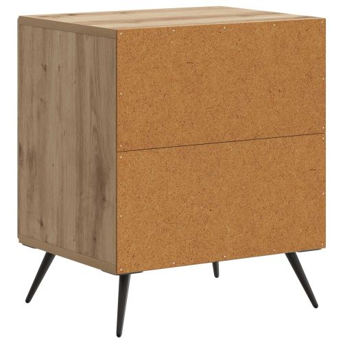 Нощен шкаф 2 pcs Дъб артизан 43 x 34,5 x 50 см