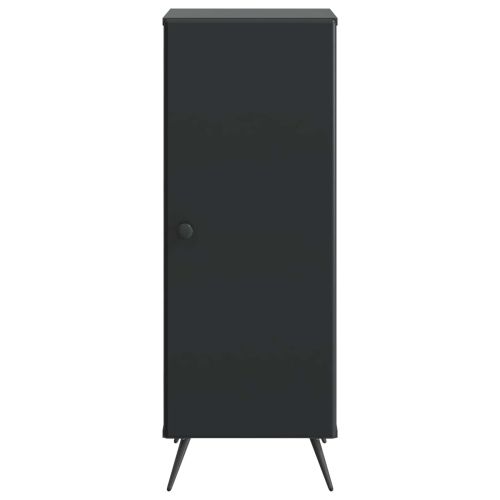 Служебен шкаф Черно 33 x 34,5 x 90 см Инженерна дървесина