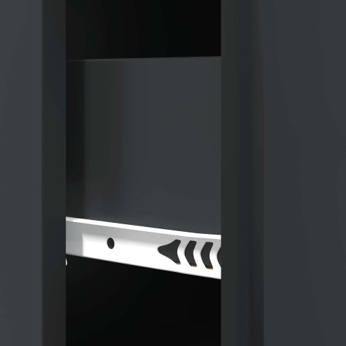 Чекмеджетен шкаф Черно 66 x 34,5 x 90 см Инженерна дървесина