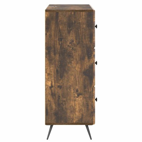 Чекмеджетен шкаф Опушен дъб 66 x 34,5 x 90 см