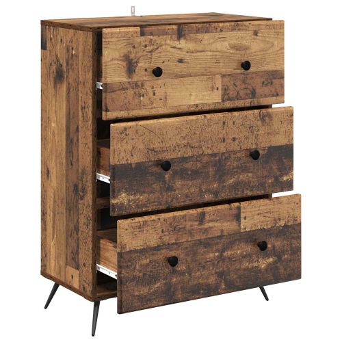 Чекмеджетен шкаф Старо дърво 66 x 34,5 x 90 см