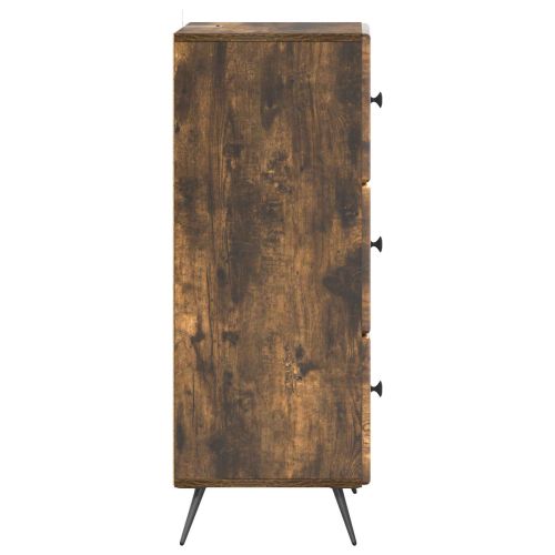 Чекмеджетен шкаф Опушен дъб 33 x 34,5 x 90 см