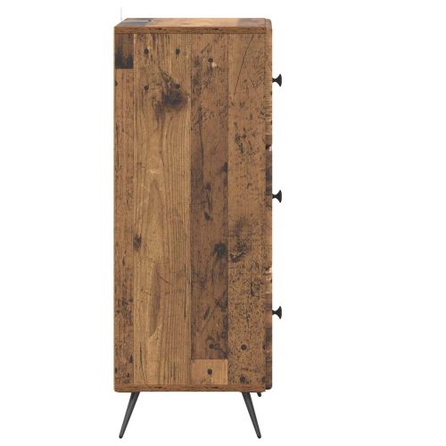Чекмеджетен шкаф Старо дърво 33 x 34,5 x 90 см