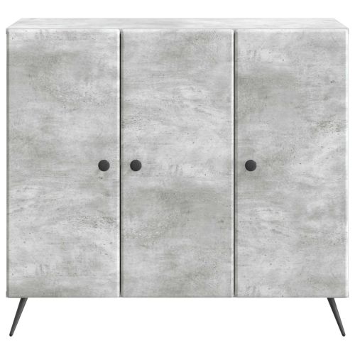 Служебен шкаф Бетонно сиво 89 x 34,5 x 80 см