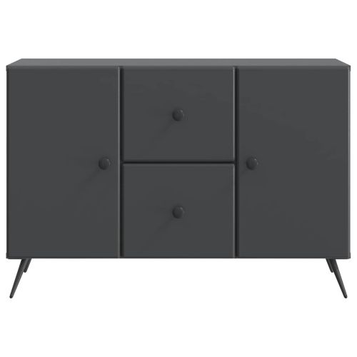 Служебен шкаф Черно 89 x 34,5 x 60 см Инженерна дървесина